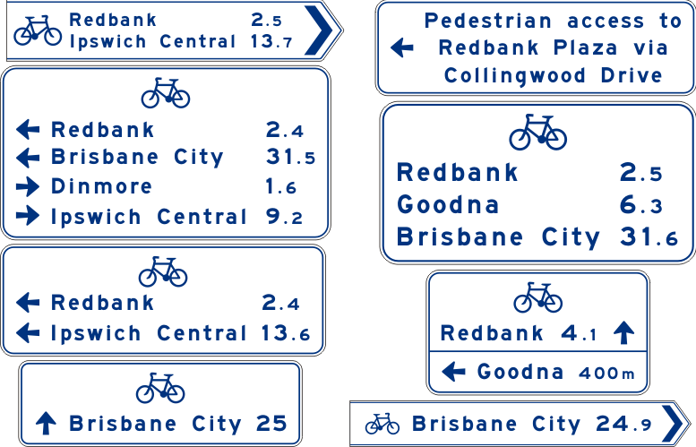 Project: Cycle Network Directional Signage | Client: Origin Alliance